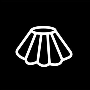 24 FLUTED BROCHES 8,1X3,7CM 60X40CM FLEXIPAN