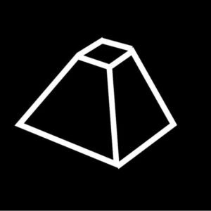 35 PYRAMIDS 5X5X3,5CM 60X40CM FLEXIPAN