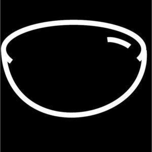 45 1/2 SPHERE UPSIDE DOWN 2,6X1,6CM 60X40CM FLEXIPAN