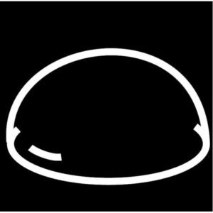 48 MINI HALF SPHERES 3X1,3CM 40X30CM FLEXIPAN