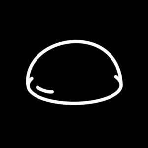 63 MINI HALF SPHERES 2,3X1,1CM 40X30CM FLEXIPAN