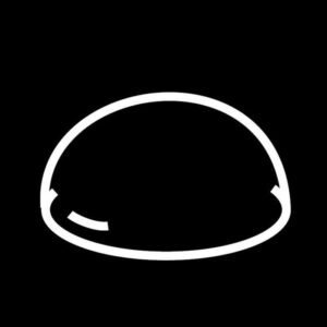 96 MINI HALF SPHERES 2,6X1,6CM 60X40CM FLEXIPAN