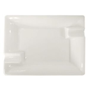 ASHTRAY RECTANGULAR L20 X W17CM PORCELAIN BANQUET RAK PORCELAIN