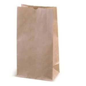 BAG TAKE-AWAY SOS BROWN PACK OF 500 L12.7 X W7.7 X H24CM