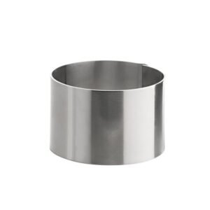 Baking frame stainless steel Without release liner Ø 6 cm 4 cm