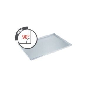 BAKING SHEET 60X40CM 90° NON PERFORATED ALUMINIUM