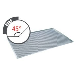 BAKING SHEET GN 1/1 45° PERFORATED ALUMINIUM