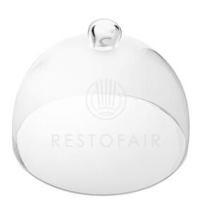 BANQUET DOME COVER D27.5XH20.5CM CLEAR GLASS