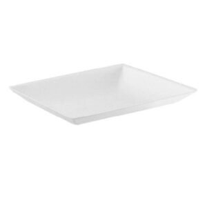 BIONCHIC WHITE MINI PLATE PACK OF 100 PULP L9 X W9CM