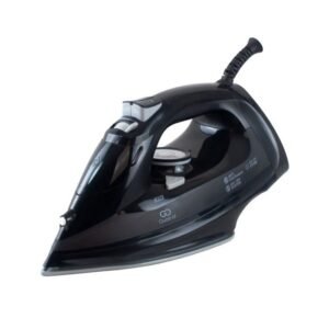 BLACK STEAM IRON CERAMIC SOLEPLATE AUTO SHUT-OFF 220-240V/50-60HZ/1800W