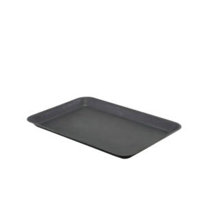 black vintage tray L31.5XW21.5XH2cm steel genware