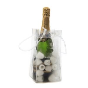 Bottle bag transparent 11x11x25.5 cm Ice Bag
