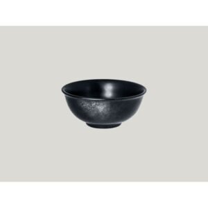 Bowl round black glazed Ø 12 cm Karbon Rak
