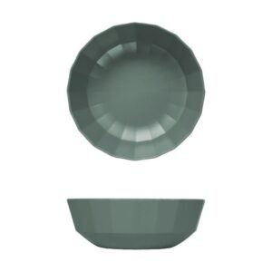 BOWL SPECKLED DARK GREEN Ø21.5CM H7.3CM MELAMINE DUBAI CREATIVE