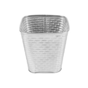 BRICK HOUSE SQUARE FRIES CUP L10 X W10CM STAINLESS STEEL