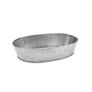 BRICKHOUSE OVAL SERVING PLATE OVAL L25 X W15 X H6CM STAINLESS STEEL