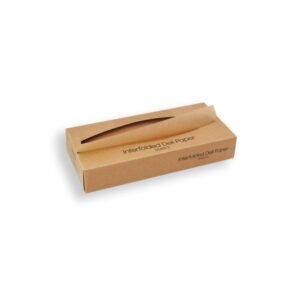 BROWN KRAFT PAPER GREASEPROOF DISPENSER OF 1000 L15 X W27CM