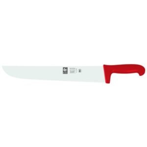 Butcher's knife/ wide blade 26 cm stainless steel polypropylene (pp) plain coloured