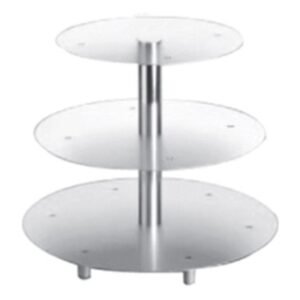 CAKE STAND 3 TIERS ALUMINIUM
