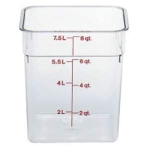 CAMSQUARE CONTAINER L21.5 X W21.5 X H23CM 7.6L POLYCARBONATE