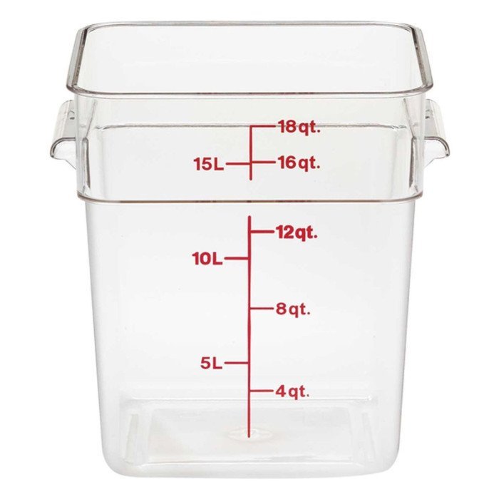 CAMSQUARE CONTAINER L25.6 X W31 X H32CM 17.2L POLYCARBONATE