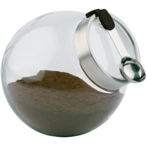 Candy jar with scoop glass Ø 20 cm 18 cm 220 cl Aps