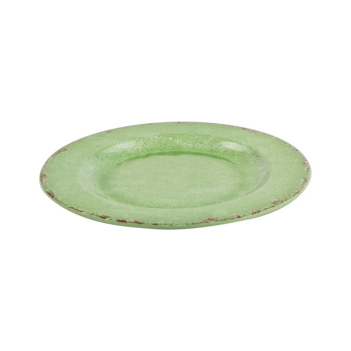 CASABLANCA GREEN PLATE Ø28 CM MELAMINE DALEBROOK
