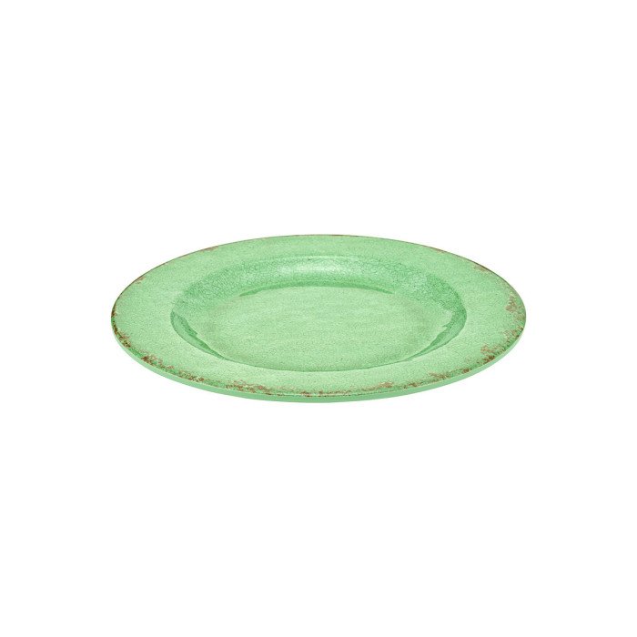 CASABLANCA PLATE GREEN Ø23 CM MELAMINE DALEBROOK
