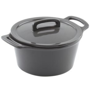 Casserole pot round grey stoneware Ø 14 cm Bistronome Pro.mundi