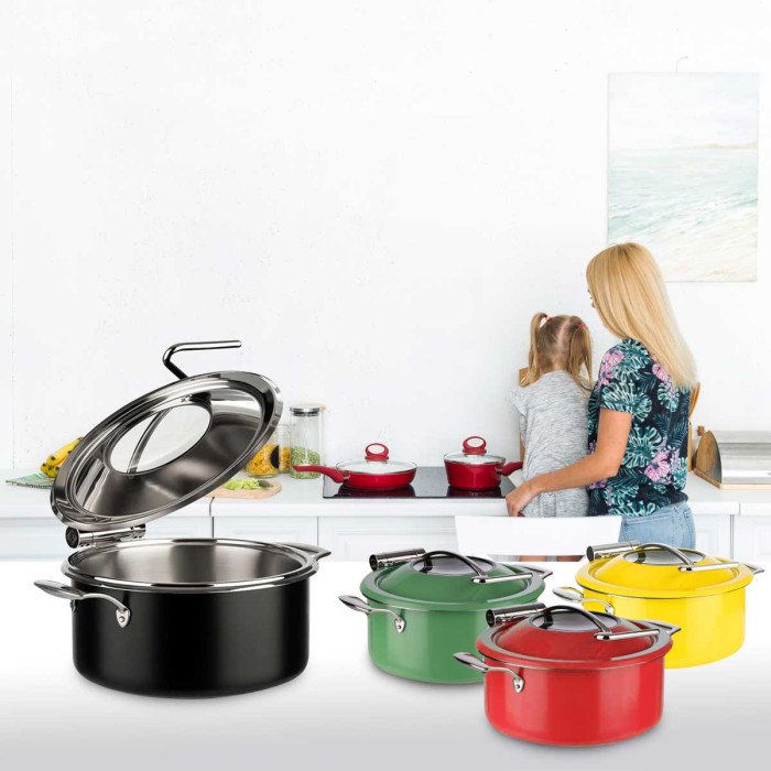 chafing-dish-yellow-set-of-4-pot-8lfood-pan-4lglass-lid-insertbrake