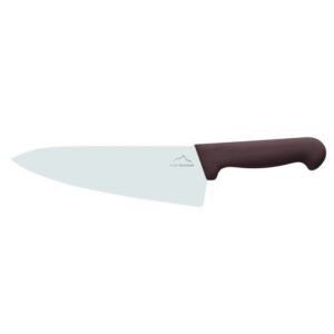 Chef's knife/ wide blade 20 cm stainless steel polypropylene (pp) plain coloured Pro.cooker