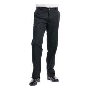 CHEF TROUSERS BLACK SIZE 52 67% POLYESTER 33% COTTON NERO CHAUD DEVANT