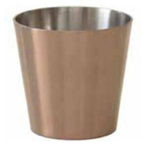 CHIP POT D8.5XH8.5CM 33CL BRASS PVD/STAINLESS STEEL