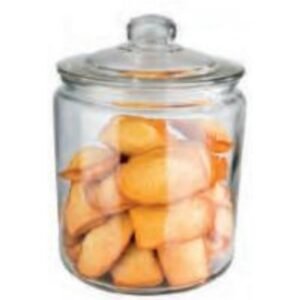 CLASSIC COOKIES JAR WITH LID 4L D18XH26CM GLASS