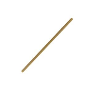 COCKTAIL STRAW BEIGE BIODEGRADABLE PACK OF 500 Ø0.6CM H13CM
