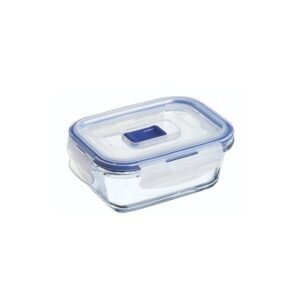 PURE BOX ACTIVE RECTANGULAR FOOD STORAGE CONTAINER 38CL TEMPERED GLASS WITH LID