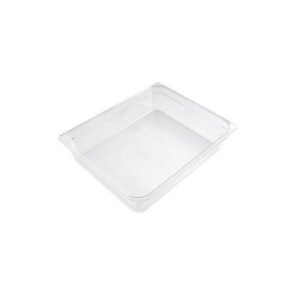 CONTAINER GN 2/1 RECTANGULAR CLEAR POLYCARBONATE