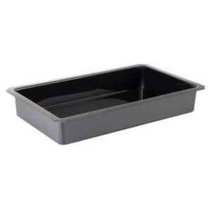 Container plastic black 53x32.5x6.5 cm Superbox Aps