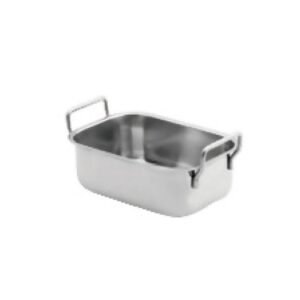 CONTAINER WITHOUT LID RECTANGULAR 0.7L STAINLESS STEEL BAIN MARIE