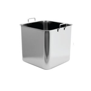 CONTAINER WITHOUT LID SQARE 13L STAINLESS STEEL BAIN MARIE