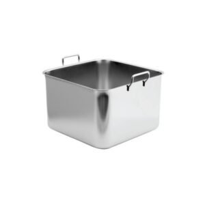 CONTAINER WITHOUT LID SQARE 9L STAINLESS STEEL BAIN MARIE