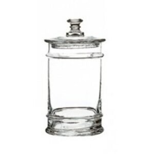 COOKIES JAR D10.5XH22CM 0.5L WITH LID GLASS CAMBRAI