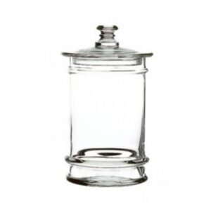 COOKIES JAR D13.5XH27CM 2L WITH LID GLASS CAMBRAI
