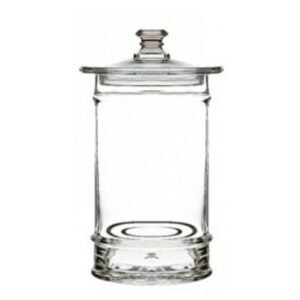 COOKIES JAR D14.5XH30.5CM 3L WITH LID GLASS CAMBRAI