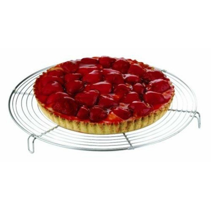 Round grill rack stainless steel Ø 32 cm 2 cm