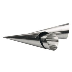 CREAM HORN L11X3.5CM TINPLATE PACK OF 6