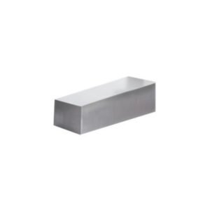 CUBE BUFFET RISER 10X10X30CM BRUSHED SST AMERICAN METAL CRAFT
