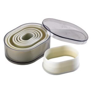 CUTTER ROUNDED OVAL PLAIN BOX OF 7 POLYGLASS