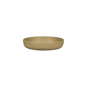 DEEP COUPE PLATE Ø20CM BEIGE PORCELAIN SELVA RAK