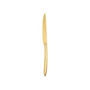 DESSERT KNIFE GOLD THICK. 4.0MM STAINLESS STEEL ORCA ETERNUM